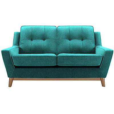G Plan Vintage The Fifty Three Small 2 Seater Sofa Velvet Teal G Plan Vintage The Fifty Three Small 2 Seater Sofa Velvet Teal